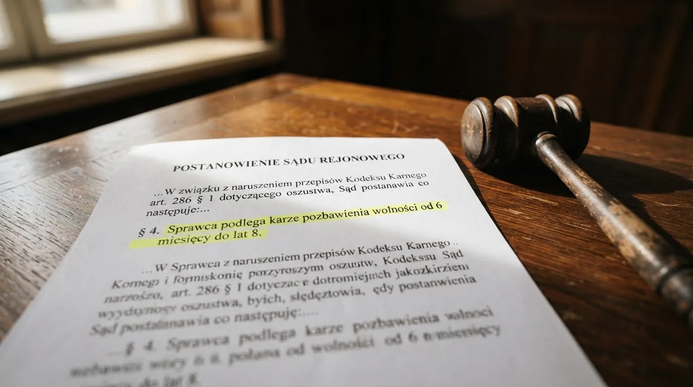 zbliżenie na wydrukowany paragraf ustawy o grach hazardowych leżący obok młotka sędziowskiego